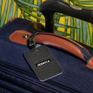 Modern Chalkboard  Luggage Tag