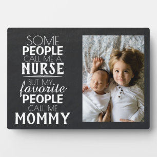 Modern Chalkboard Mother's Day Custom Frame Plaque