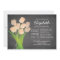 Modern Chalkboard Peach Tulip Bridal Shower