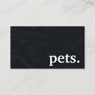 Modern chalkboard pets. loyalty punch card