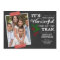 Modern Chalkboard Typography Holiday Photo Card