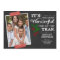 Modern Chalkboard Typography Holiday Photo Card