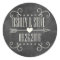 MODERN CHALKBOARD WEDDING STICKERS