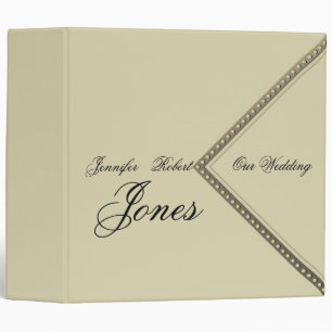 Modern Champagne Taste Wedding Planner Binder
