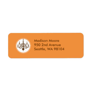 Modern Chandelier Label