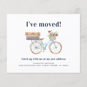 Modern Change of Address Moving Announcement Card