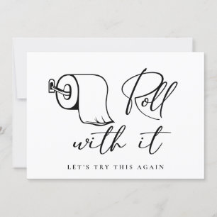 Modern Change of Date Postponed Cancelled Event Invitation