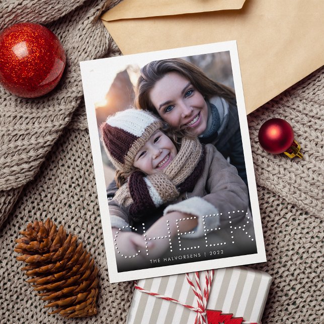 Modern Cheer | Holiday Photo Card (Creator Uploaded)
