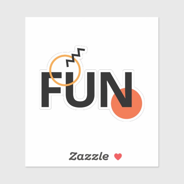 Modern, cheerful, lively, cool, trendy design Fun (Sheet)