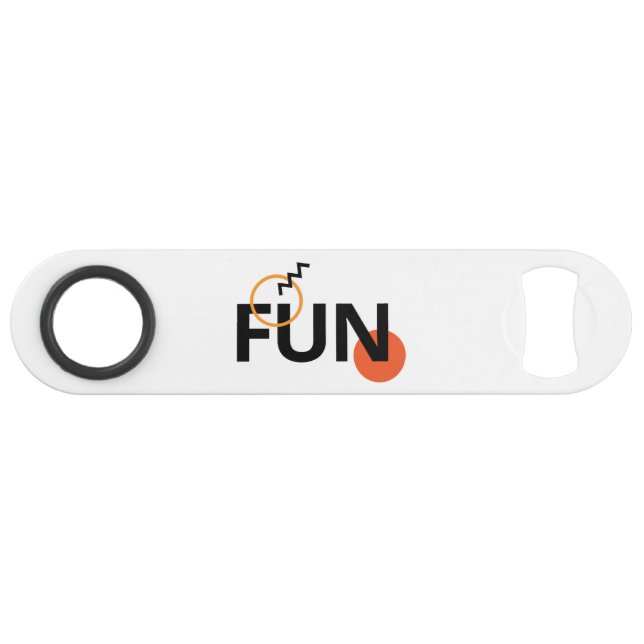 Modern, cheerful, lively, cool, trendy design Fun Bar Key (Front (Horizontal))