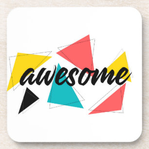 Modern, cheerful, trendy urban design of "Awesome" Coaster