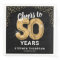 Modern Cheers to 50 Years Birthday Napkins