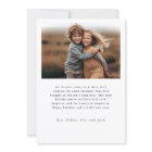 Modern Cherish Every Moment Kids Family Christmas