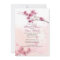 Modern Cherry Blossom Bridal Shower Invitation