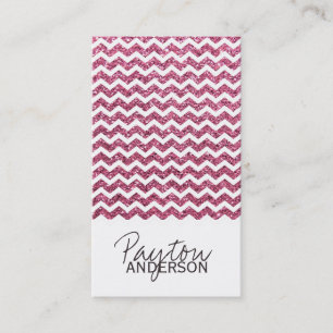 Modern Chevron Business Card Template