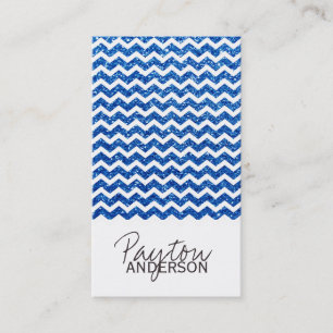 Modern Chevron Business Card Template