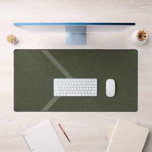 Modern Chevron Moss Green Desk Mat – Customizable