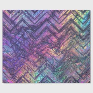 Modern Chevron Patten 2021 Wrapping Paper