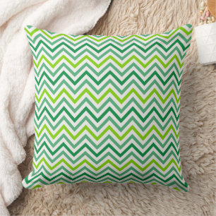 Modern Chevron Zigzag Seamless Pattern Throw Pillow