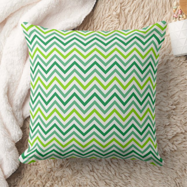 Modern Chevron Zigzag Seamless Pattern Throw Pillow (Blanket)