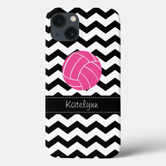 Modern Chevron Zigzag Volleyball iPad Mini Case (Back)