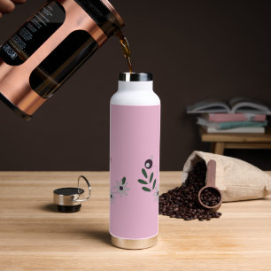 Modern Chic Amazing Floral Water Bottle