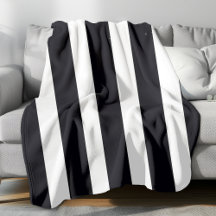 Modern Chic Black And White Striped Classic Cool