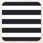 Modern Chic Black and White Striped Coaster Set<br><div class="desc">Modern Chic Black and White Striped Coaster Set. Tough, durable, and absorbent coasters, perfect for parties and weddings. Beautiful addition to any Occasion and makes wonderful Gifts as well. Modern Chic Black and White Striped Coaster Set, is part of the Black And White Striped Collection in this store, which offers...</div>