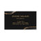 Modern Chic Black Gold Faux Agate Marble