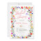 Modern chic boho bright wild flowers bridal shower