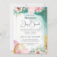 Modern chic boho bright wild flowers