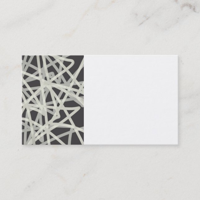 modern chic business cards custom template (Front)