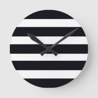 Modern Chic Elegant Black and White Striped