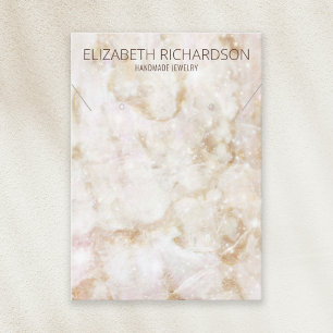 Modern Chic Elegant Luxury Glam Jewelry Display Business Card