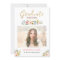Modern Chic Floral Gold Graduate Graduation Party