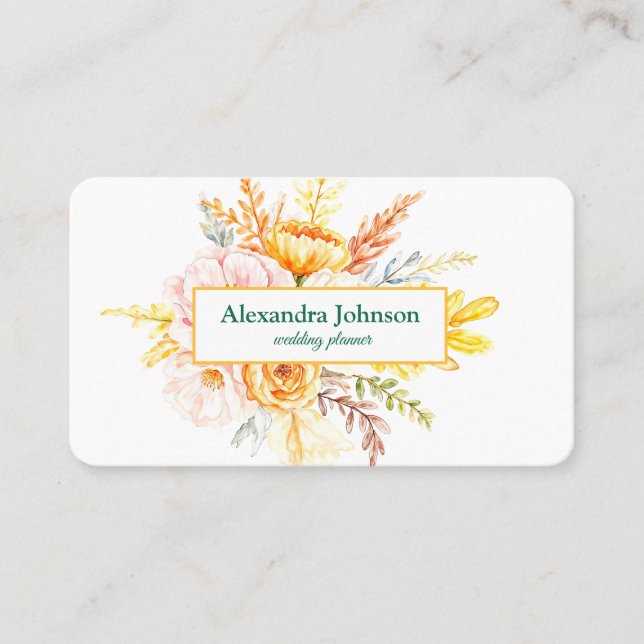 Modern Chic Gold Leaf Foil Luxury Business Card (Front)