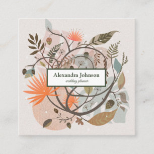 Modern Chic Gold Leaf Foil Luxury Business Card