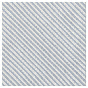 Modern chic grey blue and white stripes fabric