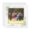 Modern Chic Merry Christmas Leaves Berries Photo