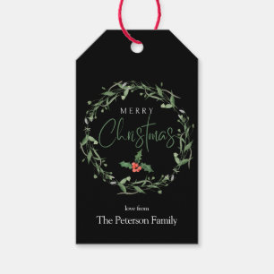 Modern Chic Personalized Christmas Gift Tags