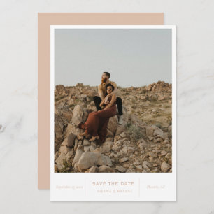 Modern Chic Photo Save The Date