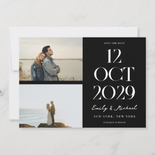Modern Chic Photo Save The Date