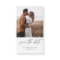  Modern Chic Photo Verti W Save the Date Magnet SM