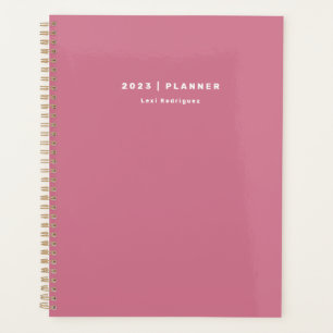 Modern Chic Pink 2023 Weekly Monthly Non-Dated Planner