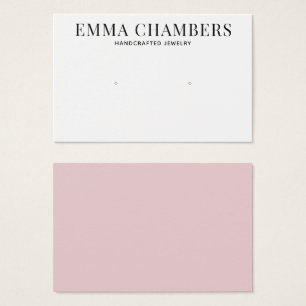 Modern Chic Pink Earring Display Cards