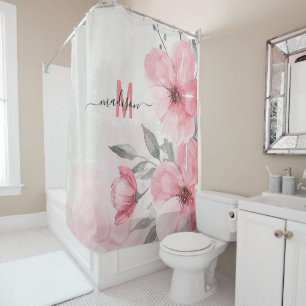 Modern Chic Pink Monogram Funny Script Wedding