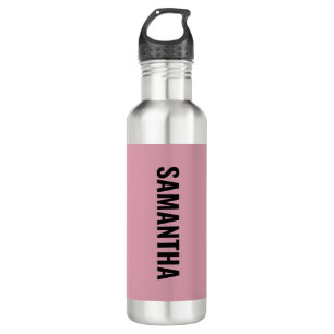 Modern Chic Pink & White 710 Ml Water Bottle