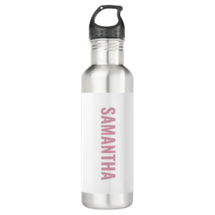 Modern Chic Pink & White 710 Ml Water Bottle