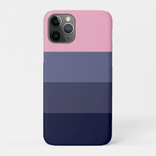 Modern Chic Purple Pink Colour Block iPhone 11 Pro Case