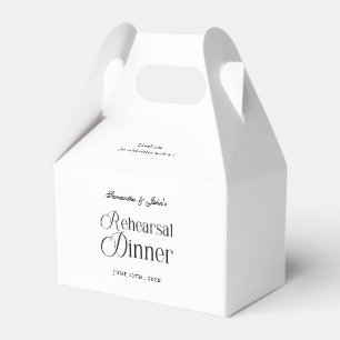  Modern Chic Rehearsal Dinner Thank You Favor Box